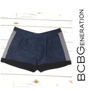 BCBG Color Block Dress Shorts with Pockets